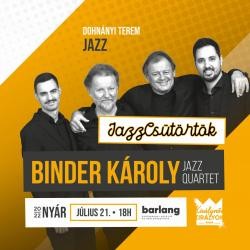 JazzCsütörtök - Binder Károly Jazz Quartet - LEMEZBEMUTATÓ