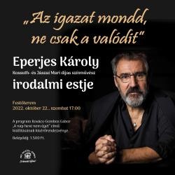 Eperjes Károly irodalmi estje