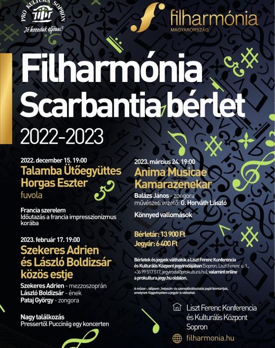 Filharmonia Scarbatia bérlet